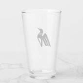 Minnesota Loon & North Star Glas (Achterkant)