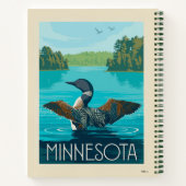 Minnesota | Loon Notitieboek (Achterkant)