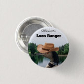 Minnesota Loon Ranger Button Souvenir (Voorkant /achterkant)