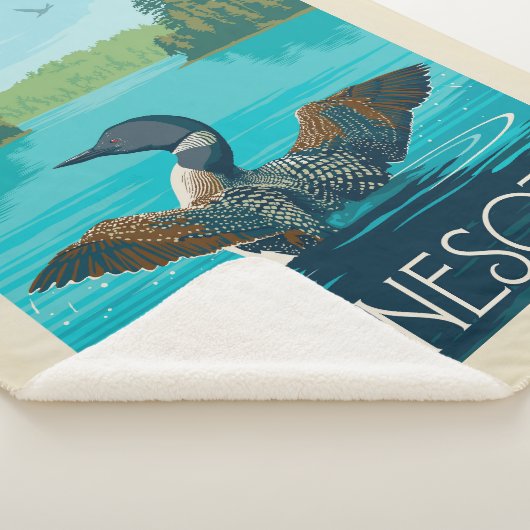 Minnesota | Loon Sherpa Deken (3/4)