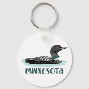 Minnesota Loon Sleutelhanger