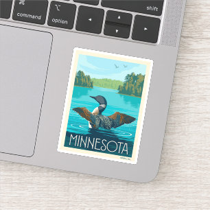 Minnesota Loon Sticker