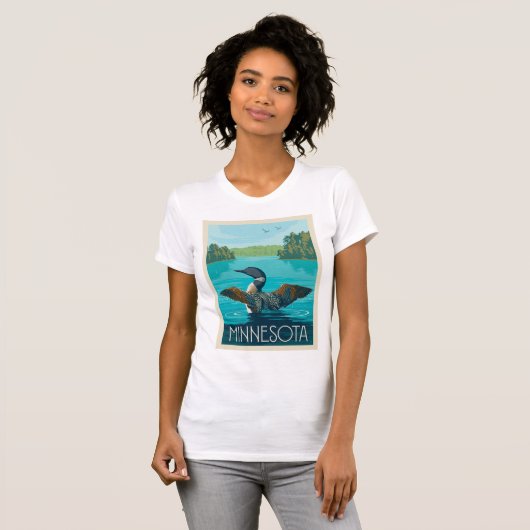 Minnesota | Loon T-shirt (Voorkant volledig)