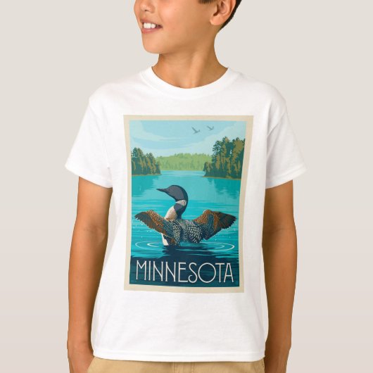 Minnesota | Loon T-shirt (Voorkant)