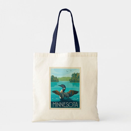 Minnesota | Loon Tote Bag (Achterkant)