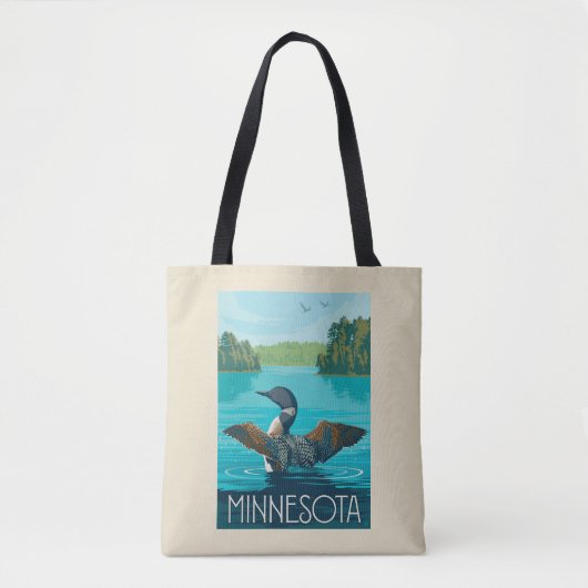 Minnesota | Loon Tote Bag (Voorkant)