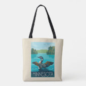 Minnesota | Loon Tote Bag (Achterkant)