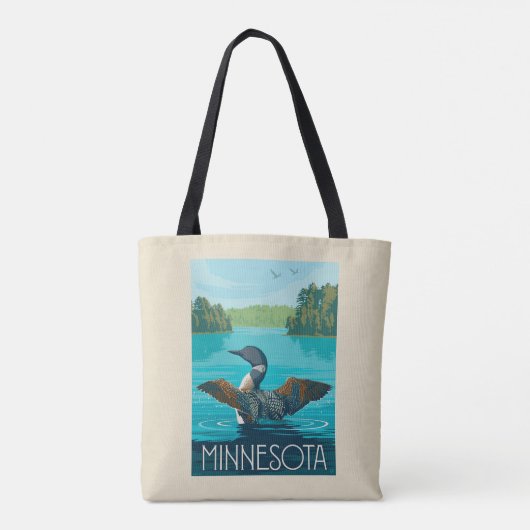Minnesota | Loon Tote Bag (Achterkant)