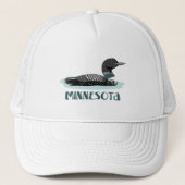 Minnesota Loon Trucker Pet (Voorkant)