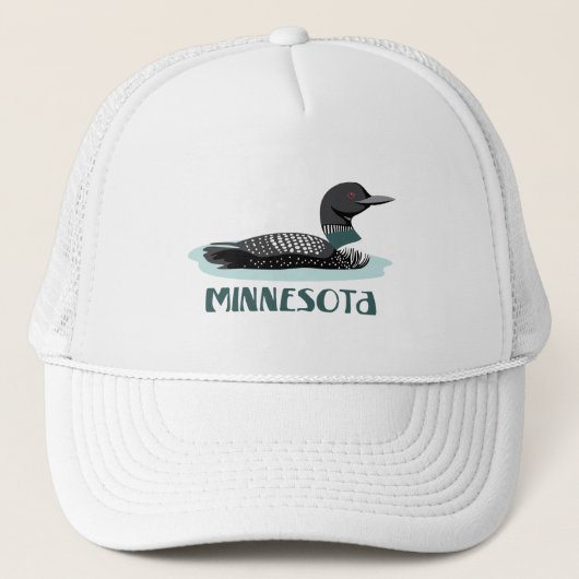 Minnesota Loon Trucker Pet (Voorkant)