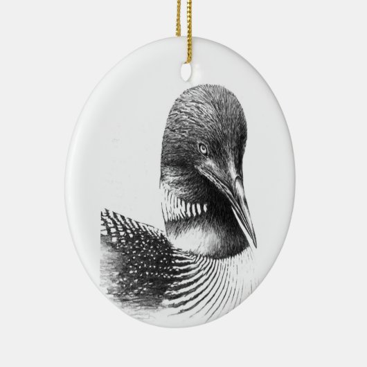 Minnesota Loon van William Martin Keramisch Ornament (Rechts)