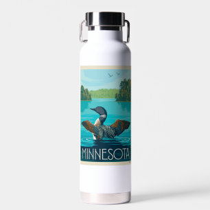 Minnesota Loon Waterfles