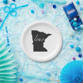 Minnesota Love Chalkboard Minnesotan Paper Party Papieren Bordje (Feest)