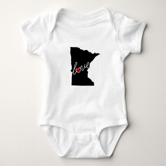 Minnesota Love.  Gifts for MN Lovers Romper (Voorkant)