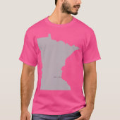 Minnesota Love in Mauve Active T-shirt (Voorkant)