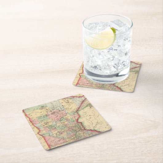 Minnesota Map door Mitchell Kartonnen Onderzetters (Insitu)