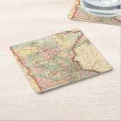 Minnesota Map door Mitchell Kartonnen Onderzetters (Schuin)