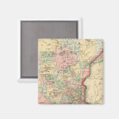 Minnesota Map door Mitchell Magneet (Voorkant / Achterkant)