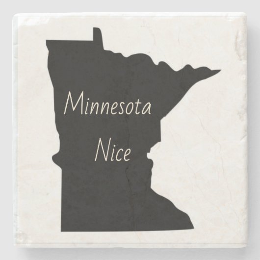 Minnesota Marmeren Steen Onderzetter Minnesota NIc (Voorkant)
