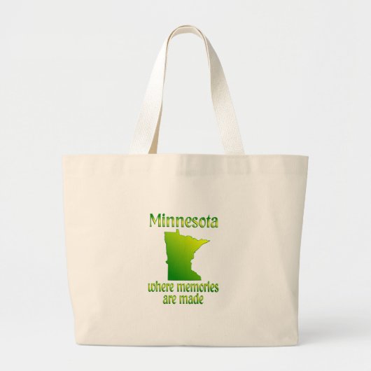 Minnesota Memories Grote Tote Bag (Voorkant)
