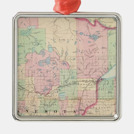 Minnesota Metalen Ornament (Voorkant)