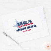 Minnesota, mijn Sticker van de thuisstaat (Envelop)