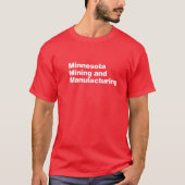 Minnesota Mining Design Red T-Shirt (Voorkant)