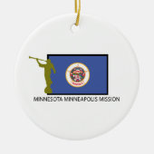 MINNESOTA MINNEAPOLIS MISSIE LDS CTR KERAMISCH ORNAMENT (Voorkant)