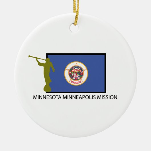 MINNESOTA MINNEAPOLIS MISSIE LDS CTR KERAMISCH ORNAMENT (Voorkant)