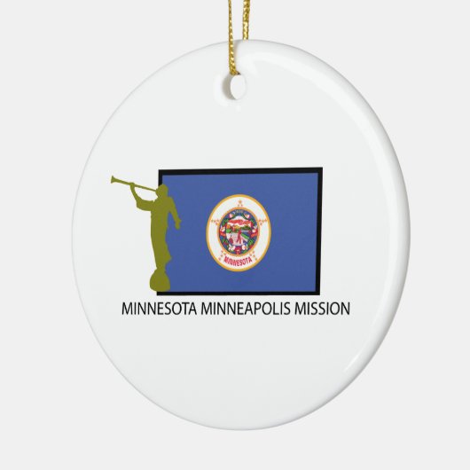 MINNESOTA MINNEAPOLIS MISSIE LDS CTR KERAMISCH ORNAMENT (Links)