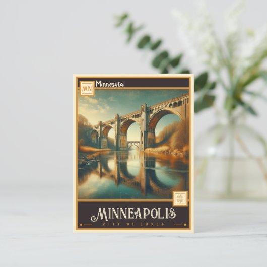 Minnesota, Minnesota | Briefkaart (Staand voorkant)