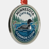 Minnesota Minnesota Metalen Ornament (Rechts)