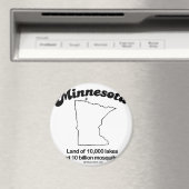 MINNESOTA - "MINNESOTA STATE MOTTO" T-shirts en G Magneet (Insitu (Vaatwasser))