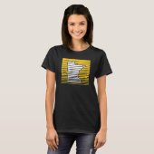 Minnesota MN Cool Purple and Yellow Retro Style Gr T-shirt (Voorkant volledig)