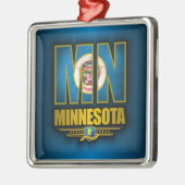 Minnesota (MN) Metalen Ornament (Links)