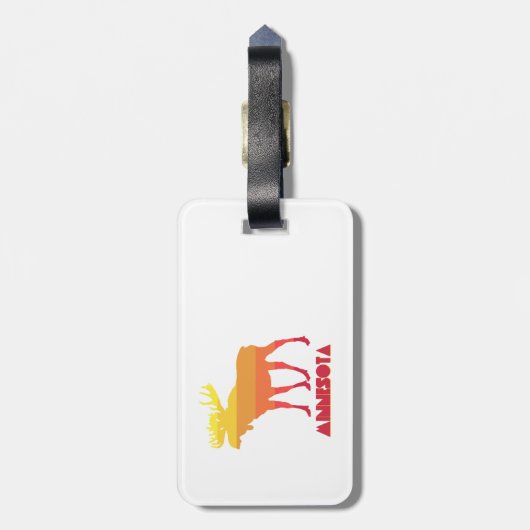 Minnesota Moose Bagagelabel (Achterkant verticaal)