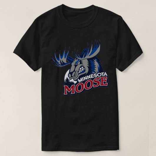 Minnesota Moose Junior Hockey T-shirt (Design voorkant)
