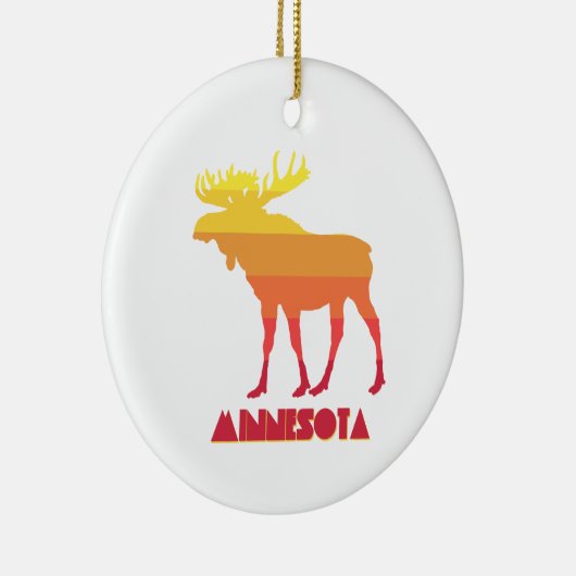 Minnesota Moose Keramisch Ornament (Rechts)