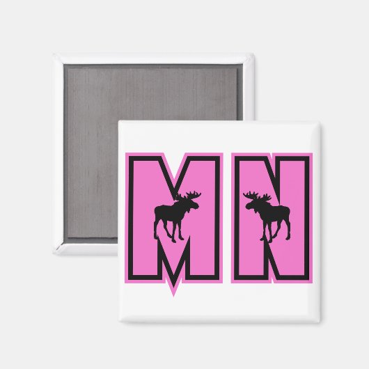 Minnesota Moose Magneet (Voorkant / Achterkant)
