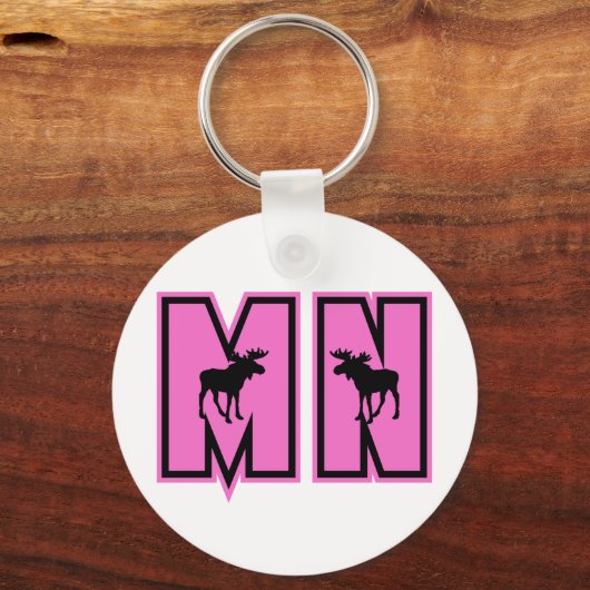 Minnesota Moose Sleutelhanger (Voorkant)