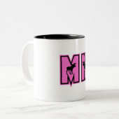 Minnesota Moose Tweekleurige Koffiemok (Voorkant links)