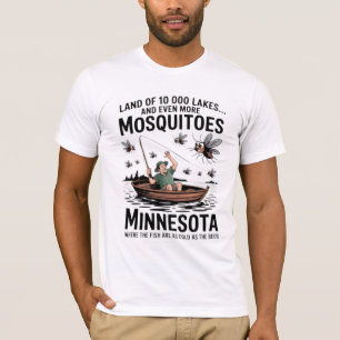 Minnesota Mosquitoes Gevist T-shirt