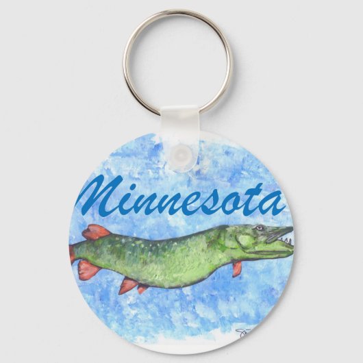 Minnesota Musky Sleutelhanger (Voorkant)