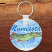 Minnesota Musky Sleutelhanger (Voorkant)