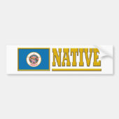 Minnesota Native Bumpersticker (Voorkant)