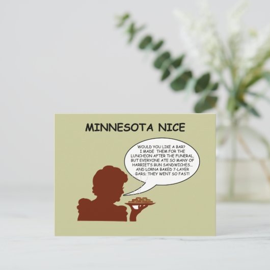 Minnesota Nice Briefkaart (Staand voorkant)