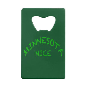 Minnesota Nice Creditcard Flesopener Creditkaart Flessenopener
