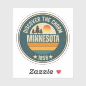Minnesota Nice - Geschenk uit MN  Sticker (Vel)