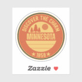 Minnesota Nice - Geschenk voor de staat MN Sticker (Vel)