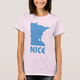 Minnesota Nice grappige dames Organic T T-shirt